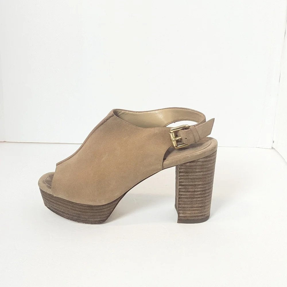 Michael kors suede Piper heels